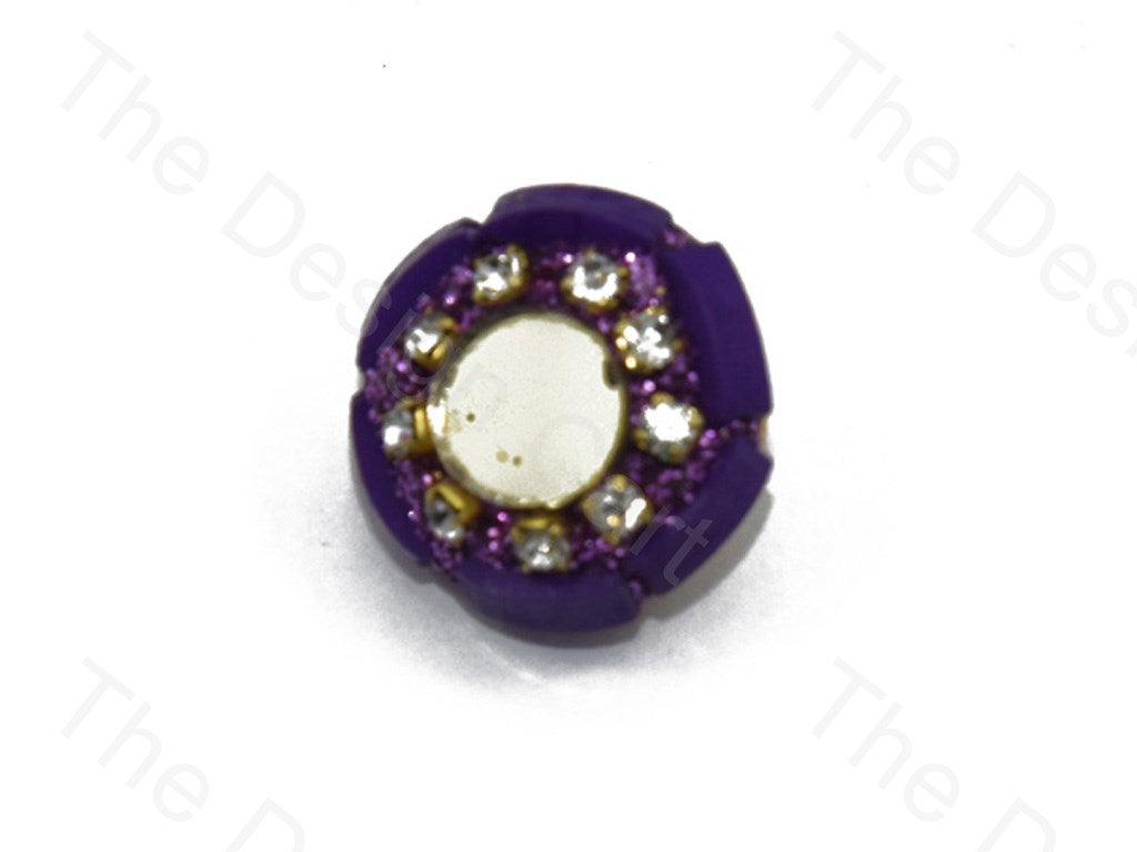 Purple Glass Handcrafted Buttons (426951245858)