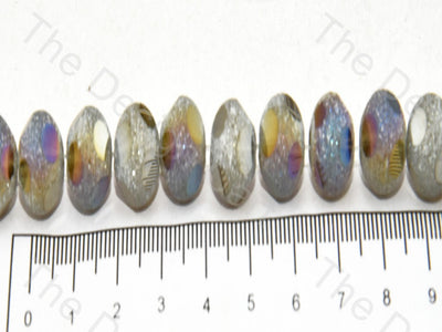 Gray Rainbow Shimmer Designer Crystal Beads (399622537250)