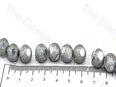 Gray Shimmer Designer Crystal Beads (399622471714)