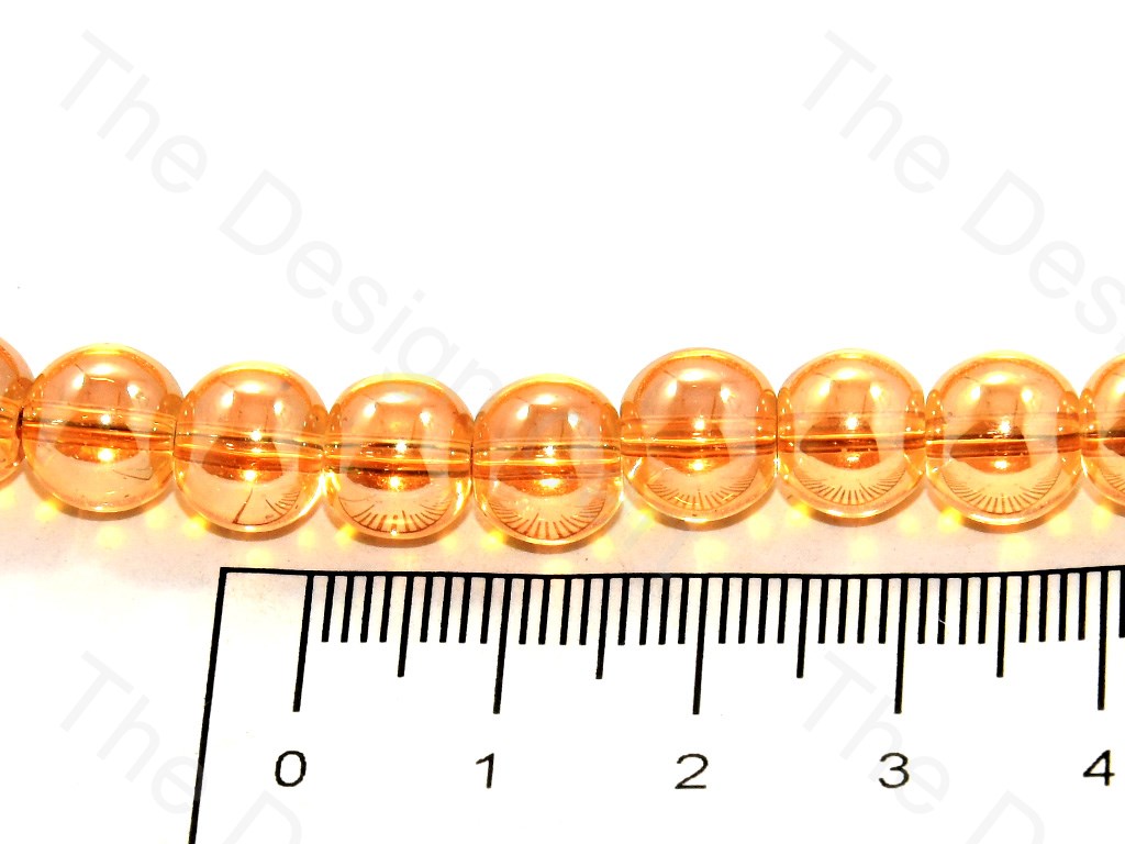 Golden Transparent Glass Pearl | The Design Cart (546566373410)