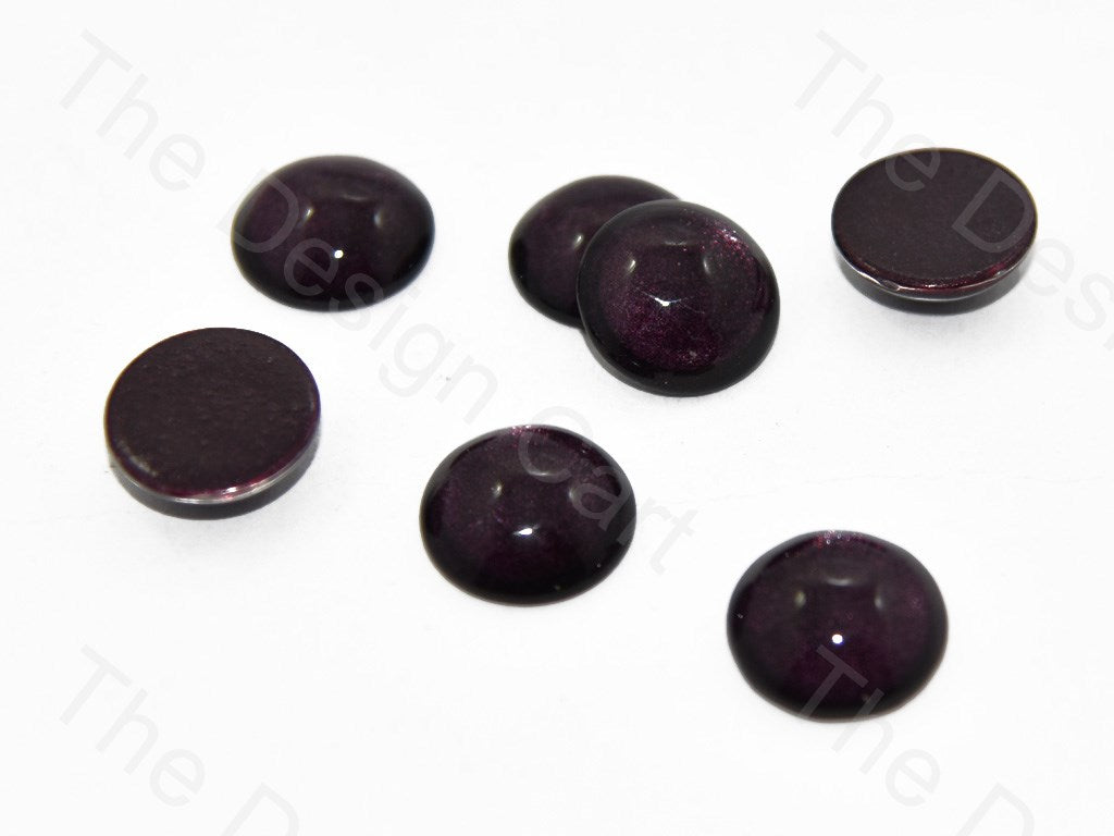 Violet Circular Glass Stones (401483202594)