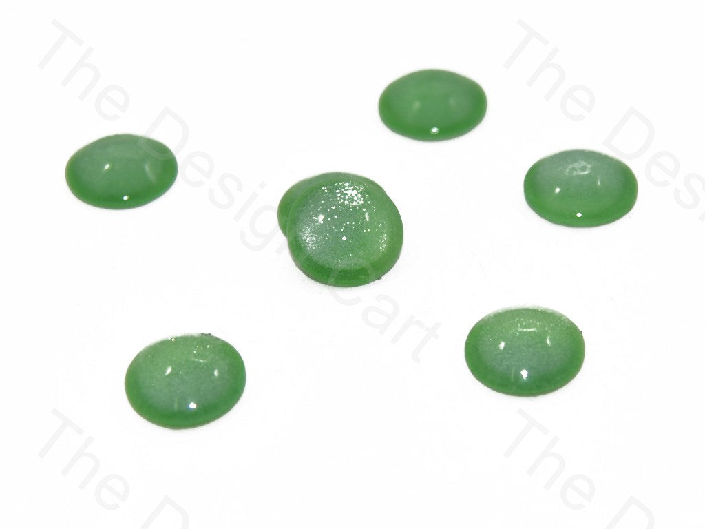 Light Green Circular Glass Stones (401482678306)