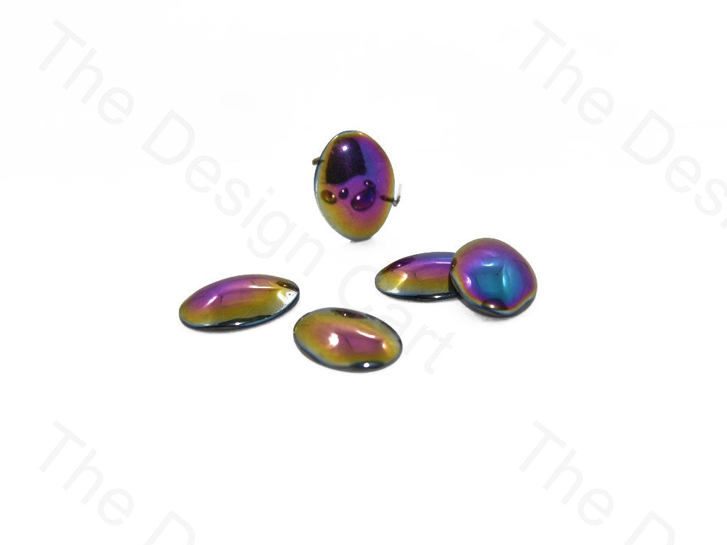 Rainbow Oval Glass Stones (401482088482)