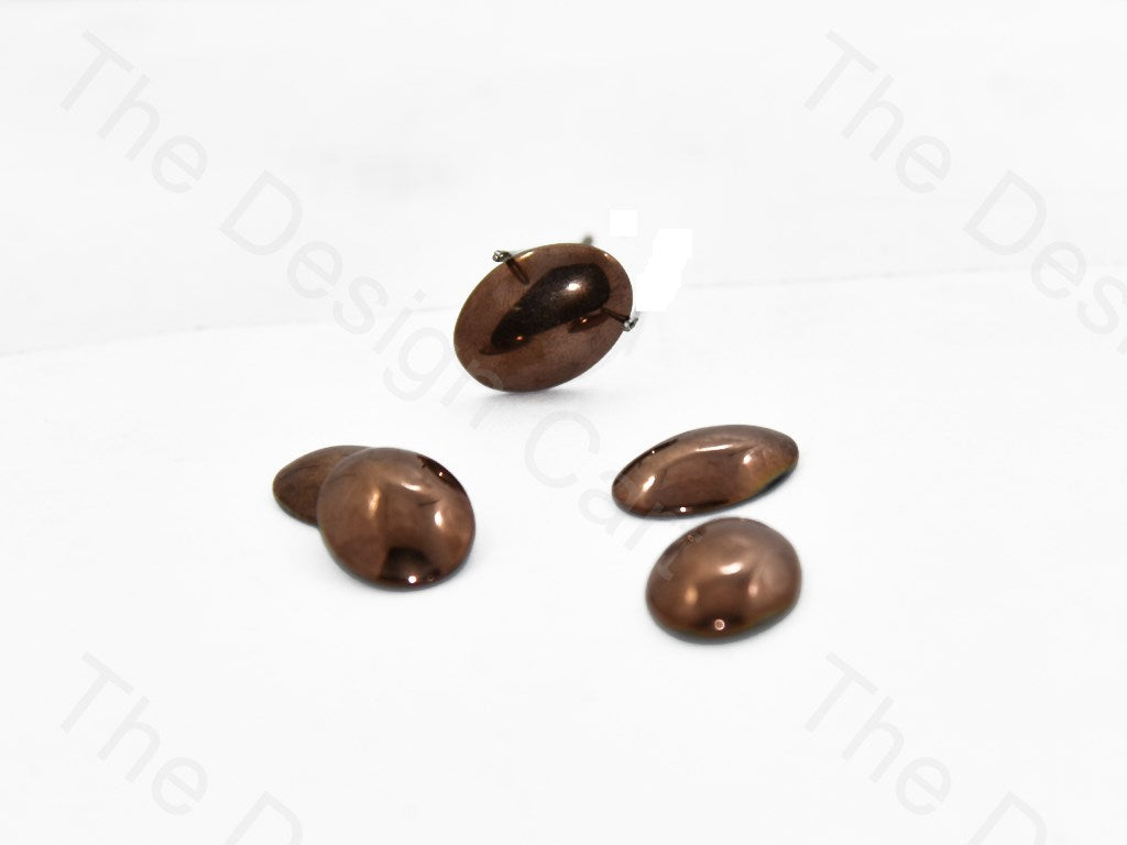 Copper Oval Glass Stones (401481859106)