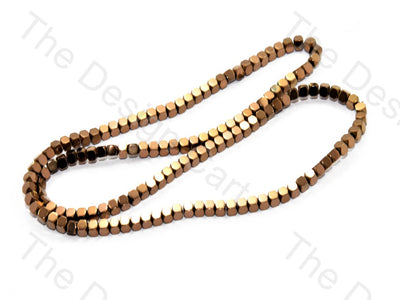 Bronze Cubic Metallic Look Beads | The Design Cart (549555863586)