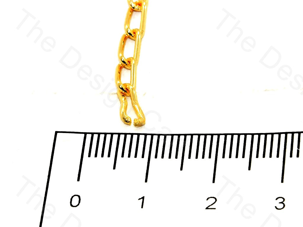 Long Hook Design Golden Metal Chain | The Design Cart (559758409762)