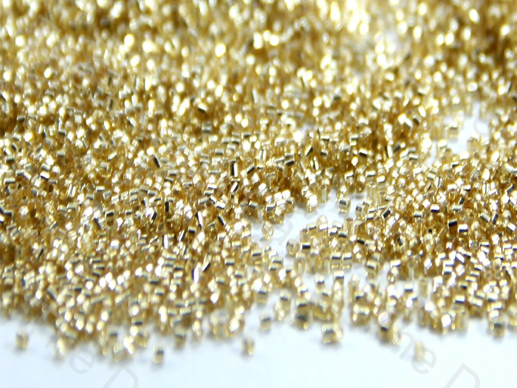 Miyuki Golden Silverline Hexagonal Cut Beads (1492738998306)