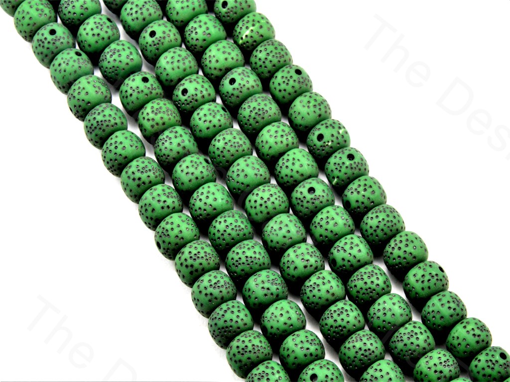 dark-green-plastic-printed-beads (11426034451)