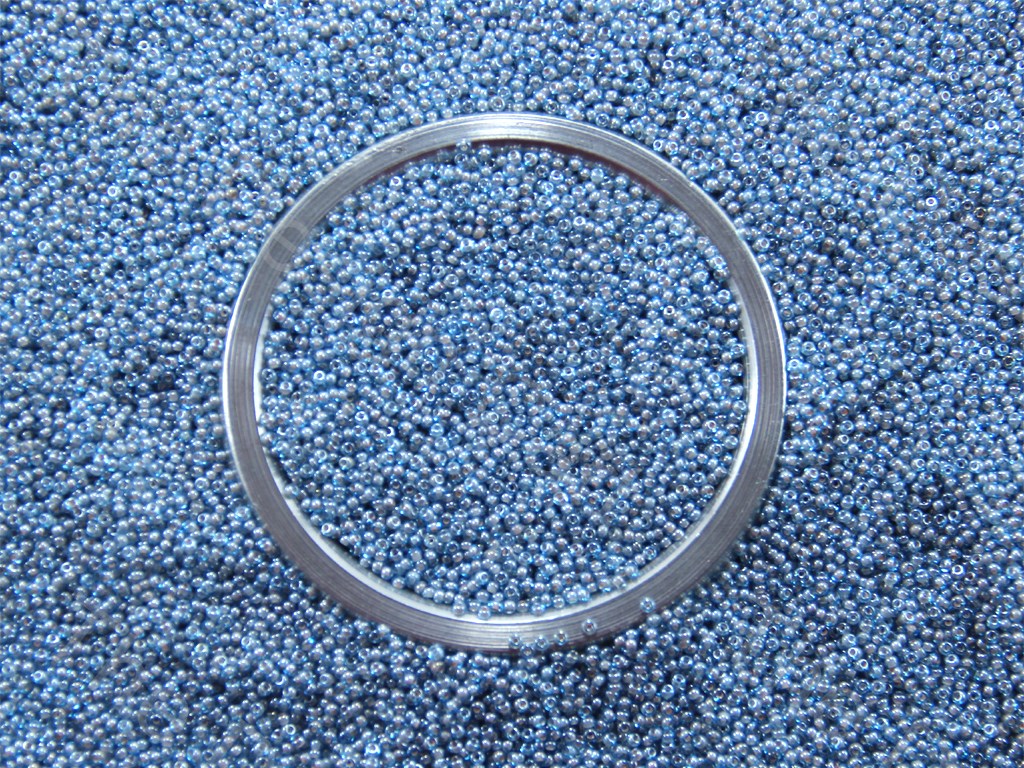 Dual Tone Blue-White(Inside) Lustre Preciosa Round Seed Beads (1426891997218)