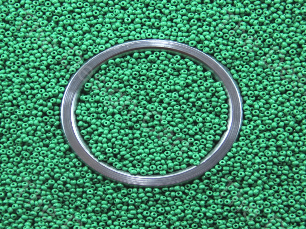 Green Opaque Preciosa Round Seed Beads (1426892947490)