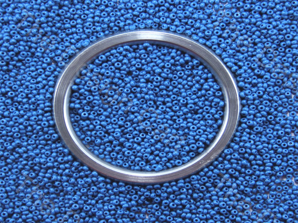 Deep Blue Opaque Preciosa Round Seed Beads (1426893242402)