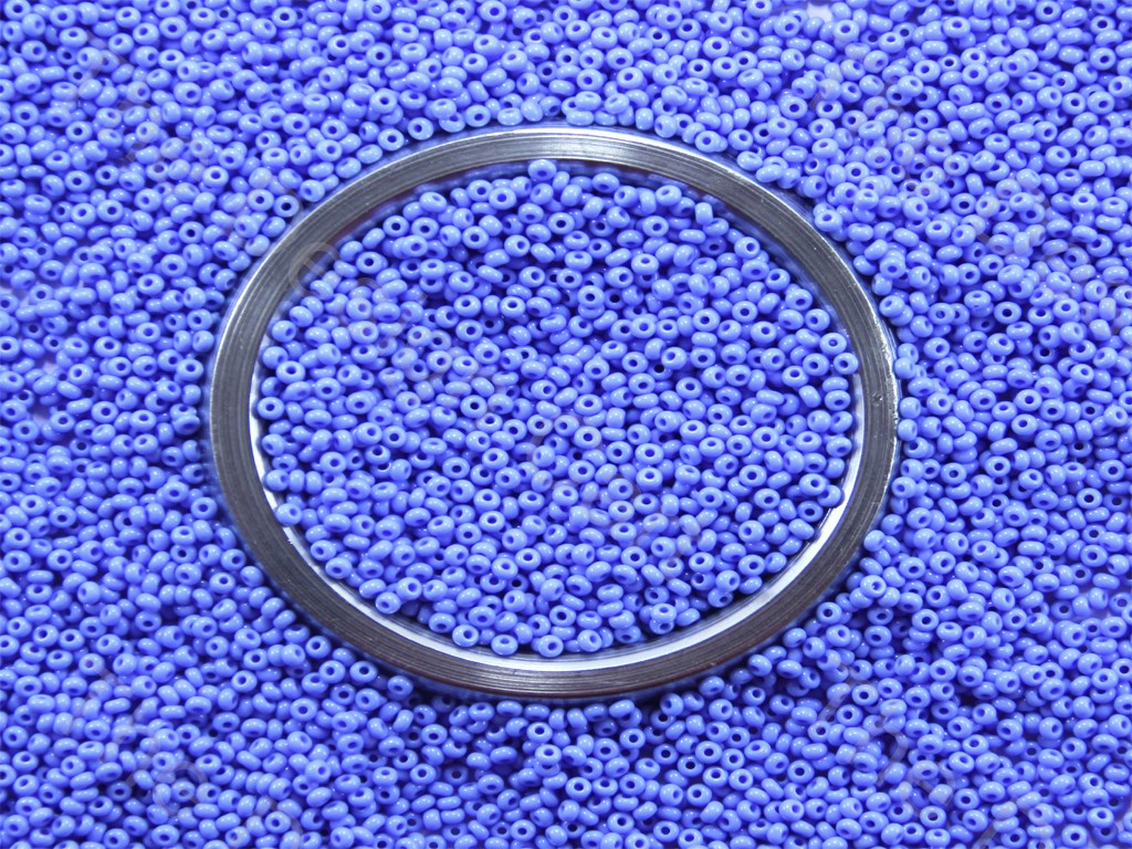 Sapphire Blue Opaque Preciosa Round Seed Beads (1426893340706)