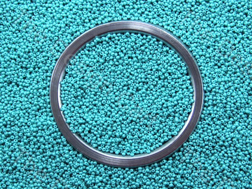 Light Turquoise Opaque Preciosa Round Seed Beads (1426897797154)