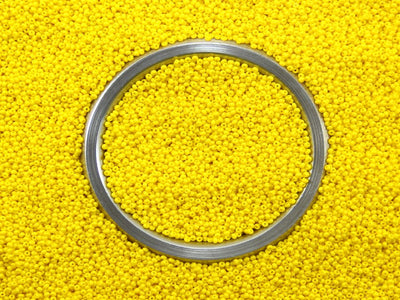 Dull Yellow Opaque Preciosa Round Seed Beads (1557079293986)
