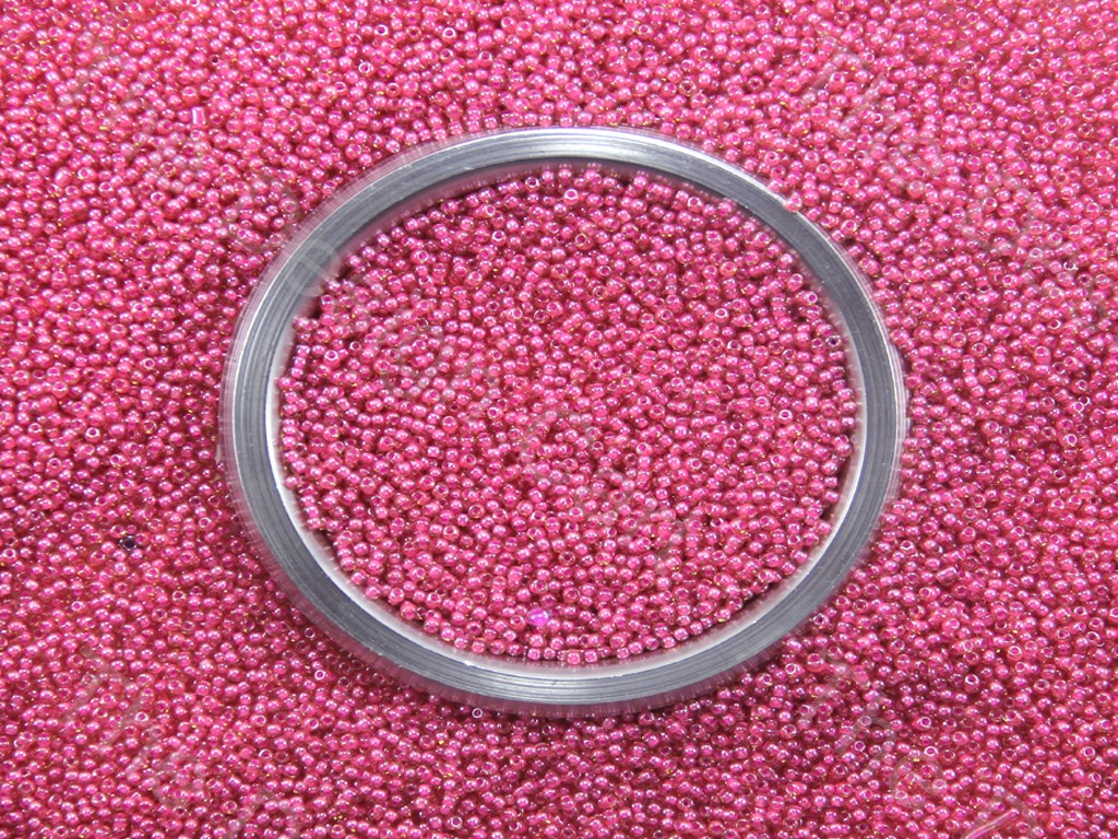 Flamingo Pink Lustre Inside Preciosa Round Seed Beads (1426898944034)