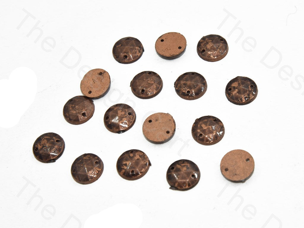 Bronze Circular Plastic Stones (424126087202)