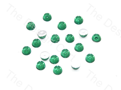 Green Medium Transparent Plastic Stick On Stones (419158589474)