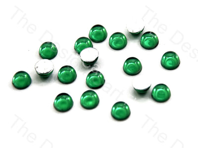 Green Big Transparent Plastic Stick On Stones (419158130722)