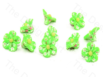 Green Baby Flower Plastic Stones (391653589026)
