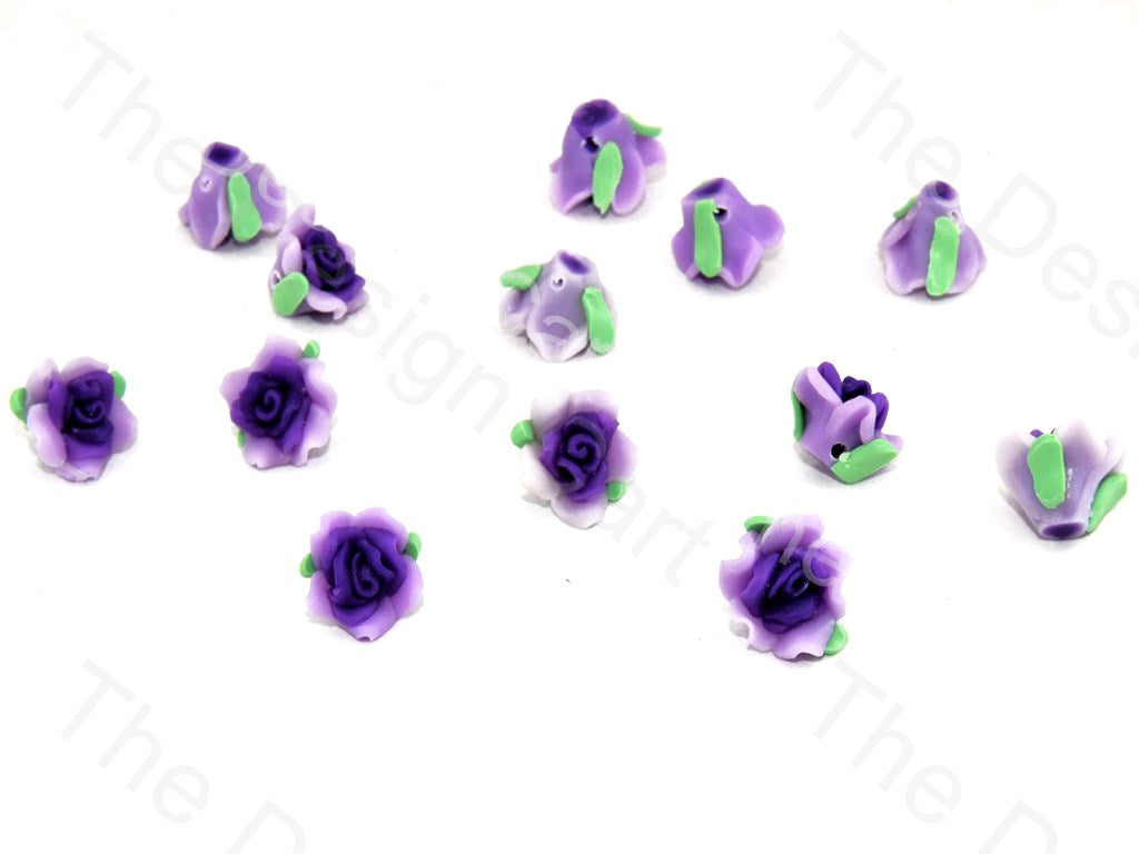 Blue Rose Flower Plastic Stones (391653130274)