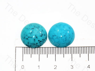 Blue Black Root Design Round Plastic Stones (440883609634)