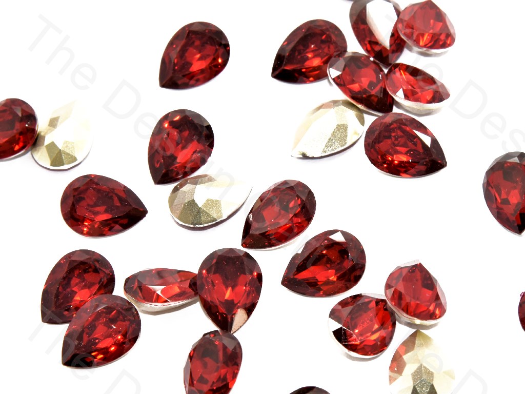 Red Drop Shaped Resin Stones | The Design Cart (545053376546)
