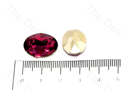 Magenta Oval Shaped Resin Stones | The Design Cart (545053638690)