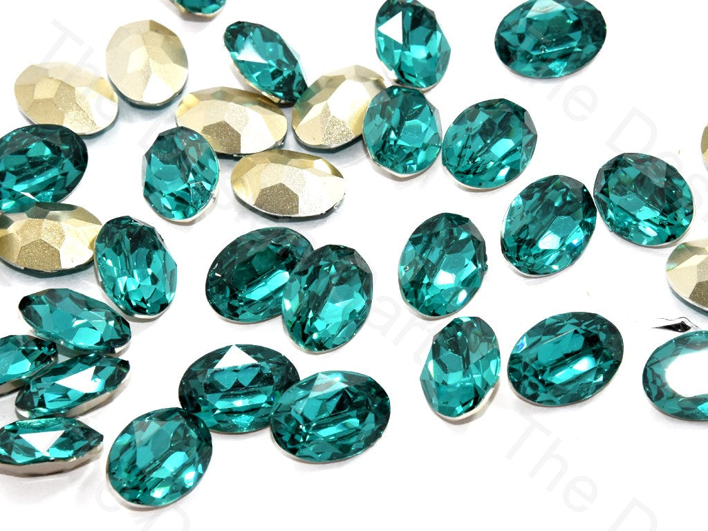 Green Oval Shaped Resin Stones | The Design Cart (545053671458)