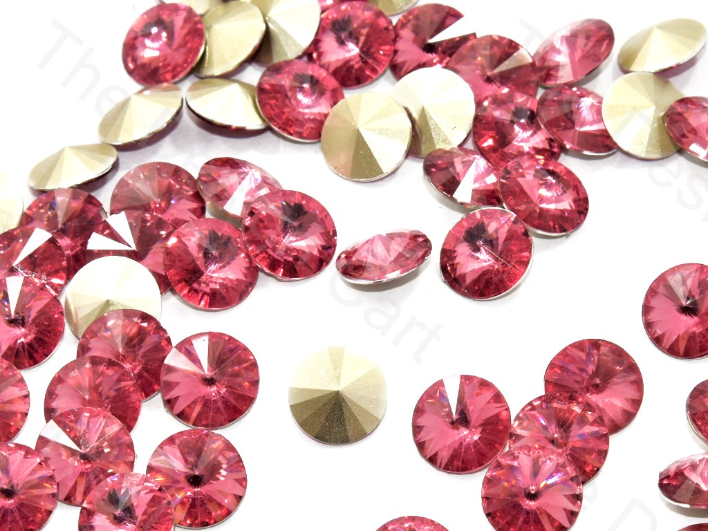 Pink Round Shaped Resin Stones | The Design Cart (545053900834)