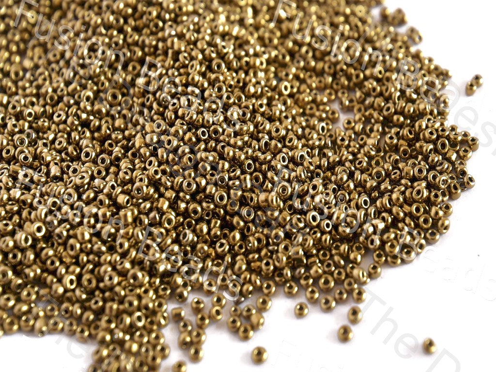 Iris Bronze / M Brown Round Seed Beads | The Design Cart (420045291554)