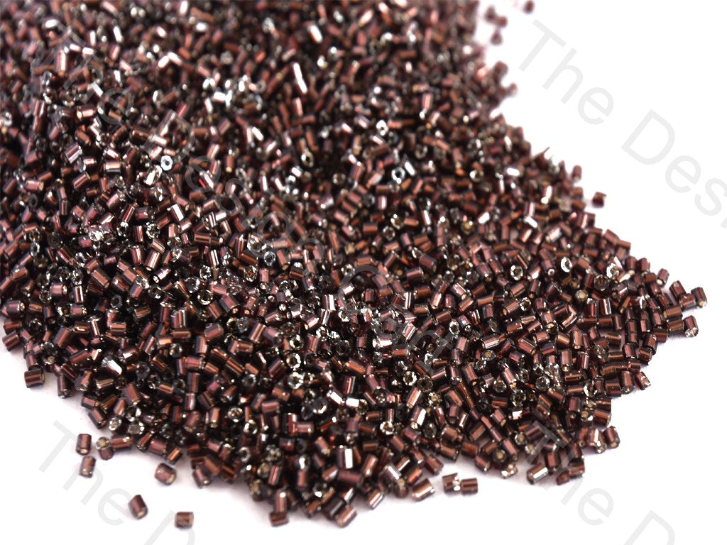 Silverline Brown / Topaz 2 Cut Seed Beads (10674684435)