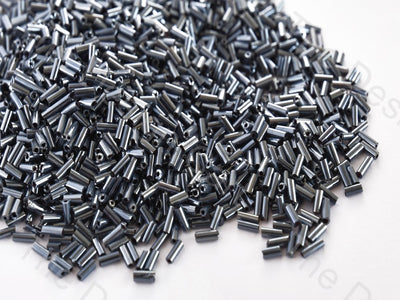 Opaque Luster Black Pipe / Bugle Beads (10648466067)