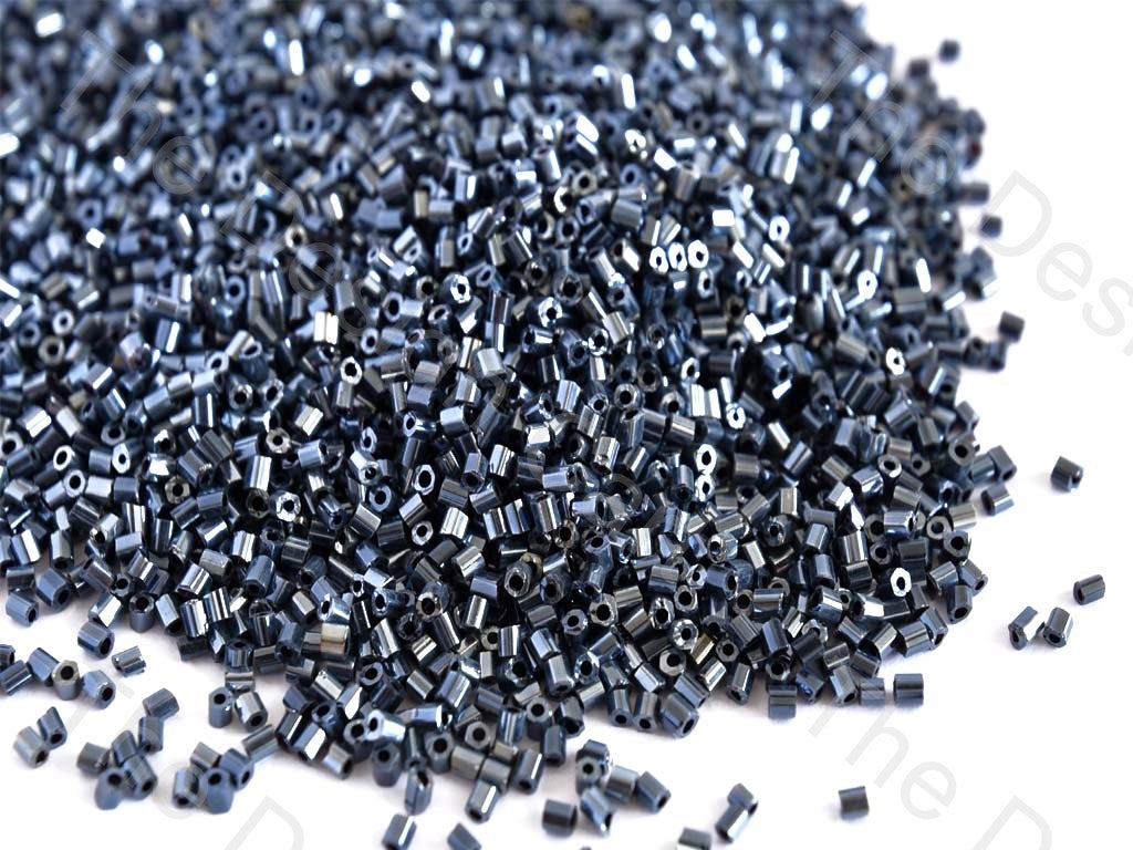 Opaque Luster Black 2 Cut Seed Beads (10637730579)