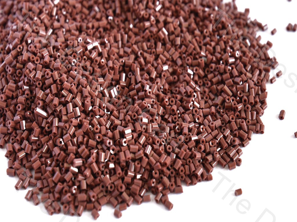 Opaque Brown 2 Cut Seed Beads (10637476371)