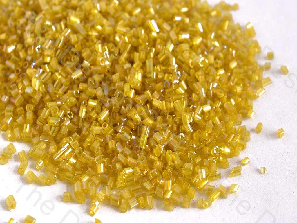 Transparent Rainbow Yellow 2 Cut Seed Beads (10635665811)