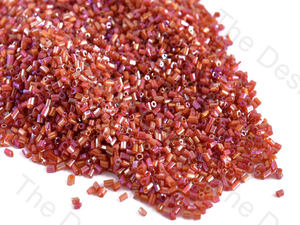 Transparent Rainbow Red 2 Cut Seed Beads (10635661395)