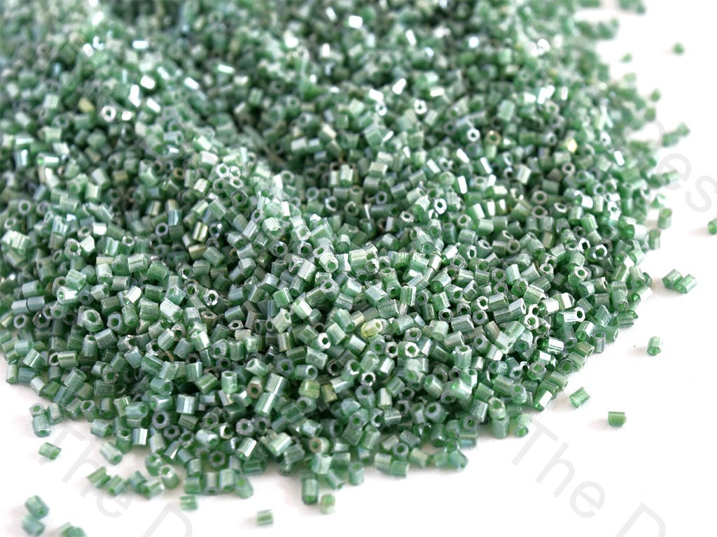 Transparent Luster Green 2 Cut Seed Beads (10635203219)