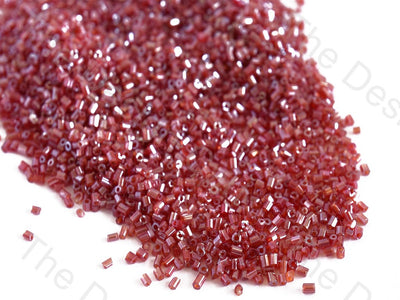 Transparent Luster Red 2 Cut Seed Beads (10635200595)