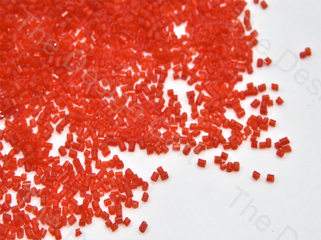 Transparent Orange 2 Cut Seed Beads (10596304083)