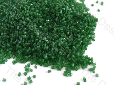 Transparent Green 2 Cut Seed Beads (10596298323)