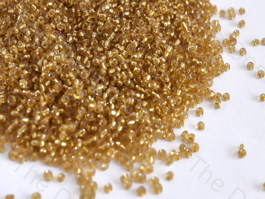 Silverline Golden Round Rocailles Seed Beads | The Design Cart (10543667283)