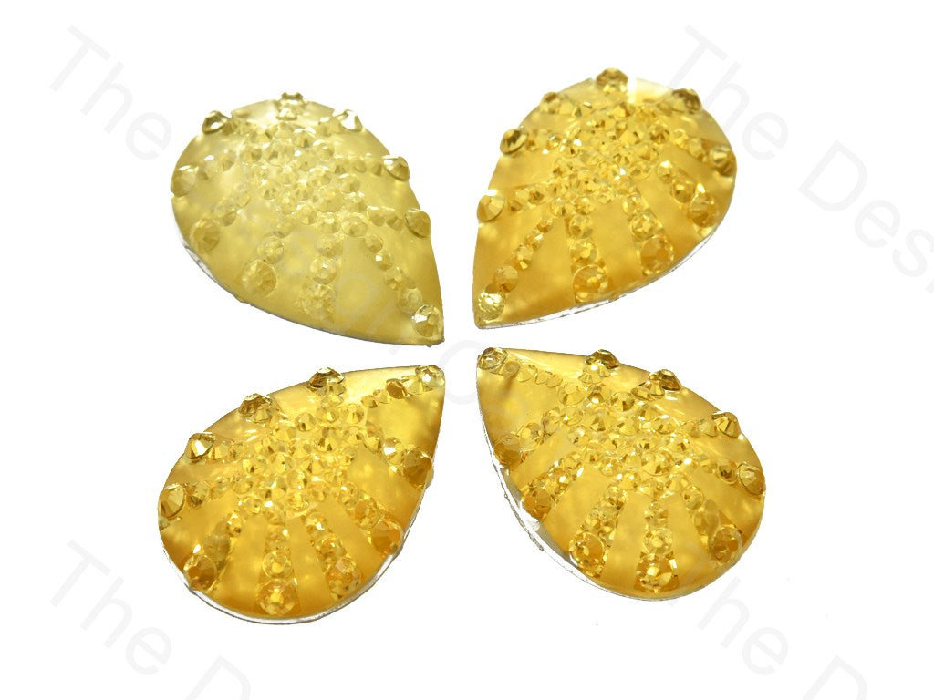 Champagne Golden Drop Sugar Resin Stone (439158669346)