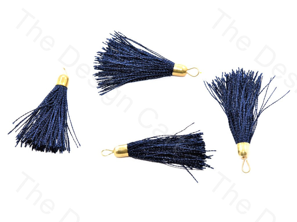 Navy Blue Silk Thread Tassel | The Design Cart (526013956130)