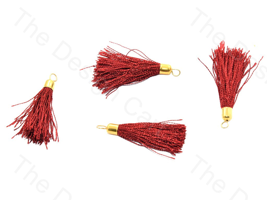 Maroon Silk Thread Tassel | The Design Cart (526014054434)