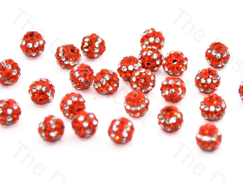 Orange Designer Zircon Balls (415493914658)