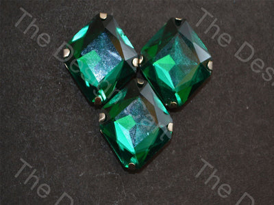 Green Square Glass Stones with Catcher (1532202156066)