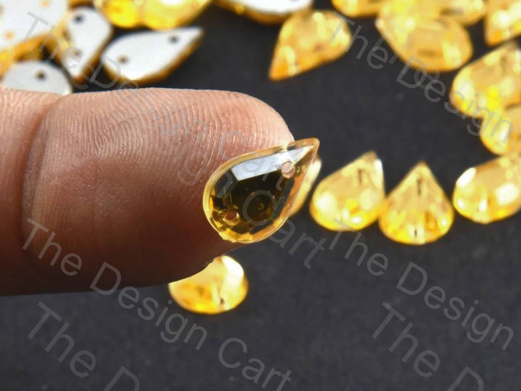 golden-drop-6-10-2-hole-acrylic-stones (395796348962)