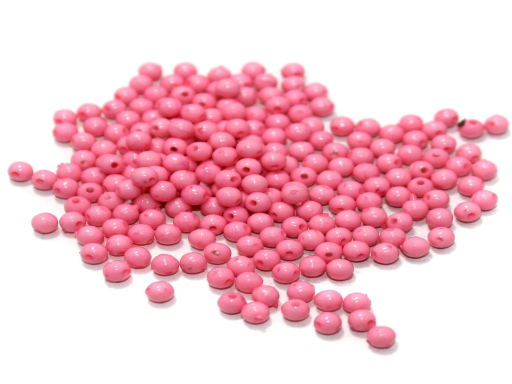 Pink Round Faceted Beads (1551847063586)