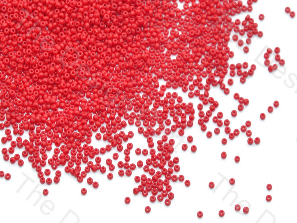 Miyuki Dark Red Opaque Round Seed Beads (433403789346)