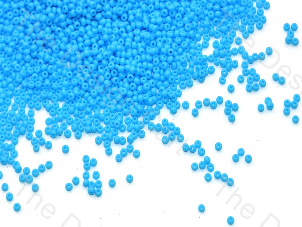 Miyuki Sky Blue Opaque Round Seed Beads (433403920418)